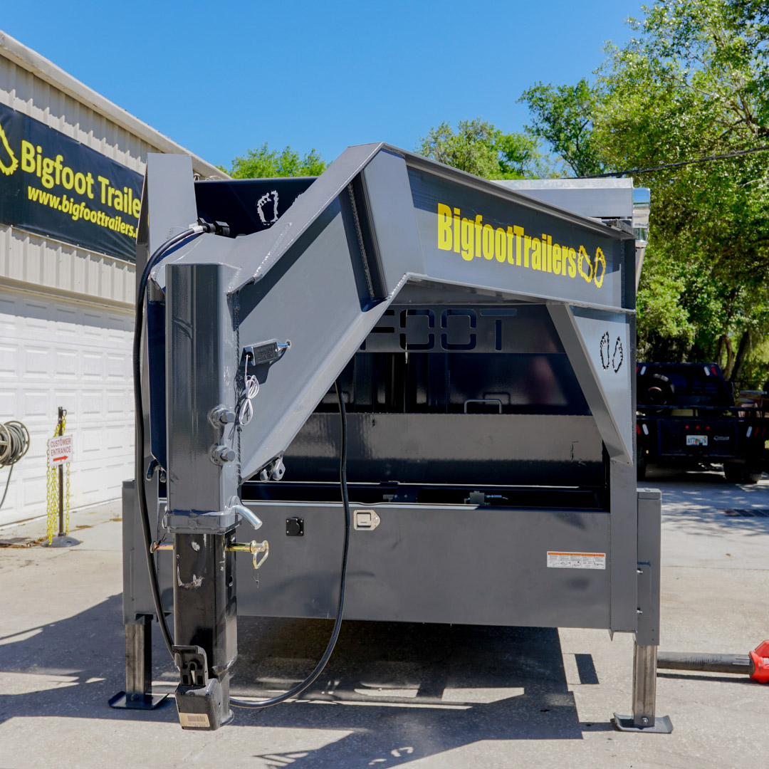 Gooseneck Trailers from Bigfoot Trailers in Mulberry Florida, servicing the entire east coast.